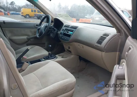 2001 Honda Civic Ex from USA, damaged, VIN 1HGES25701L021496